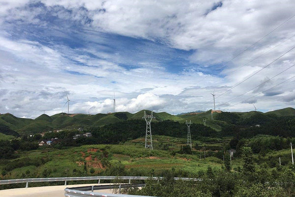 湖南耒陽風(fēng)電場項目